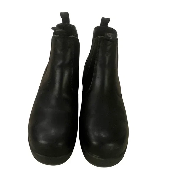 Thorogood Men's 6 Inch EH Comp Toe Station Work Boots Black Leather- Size 9.5